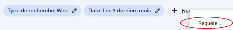Requête search console